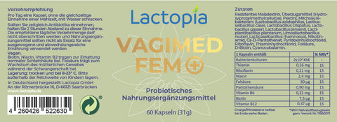 Vagimed Fem+, 60 Kapseln