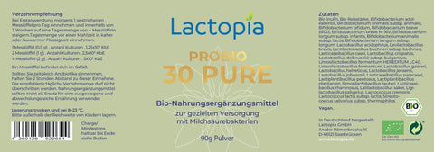 ProBio 30 Pure 90g Pulver, Bio