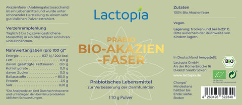 Akazienfaser, Bio 110g Pulver