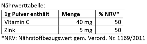 Kurkuma-Ingwer-Shot, 30 g Pulver